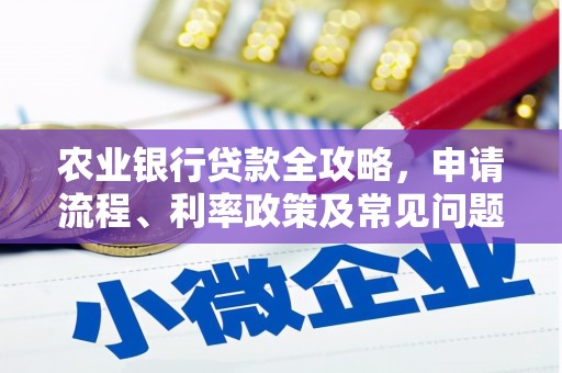 福贡农业银行贷款全攻略，申请流程、利率政策及常见问题解析
