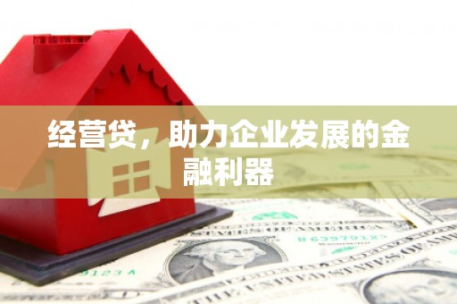 会同经营贷，助力企业发展的金融利器