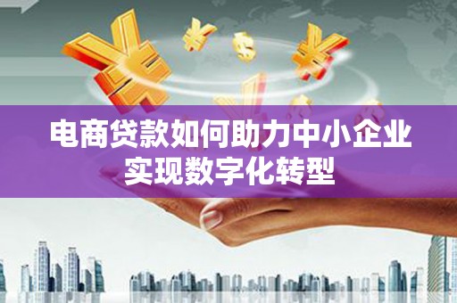 始兴电商贷款如何助力中小企业实现数字化转型