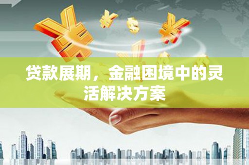 秦安贷款展期，金融困境中的灵活解决方案