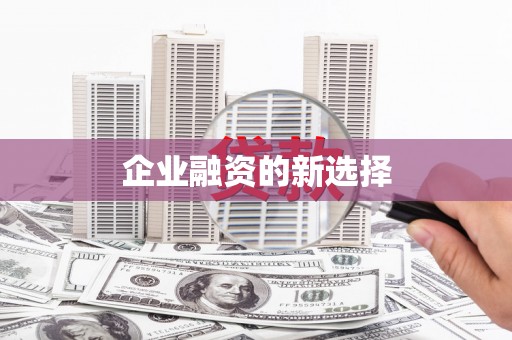 正蓝旗企业融资的新选择