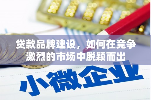 凉山贷款品牌建设，如何在竞争激烈的市场中脱颖而出