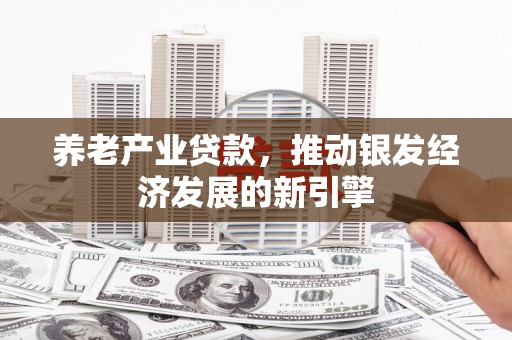 中埔养老产业贷款，推动银发经济发展的新引擎