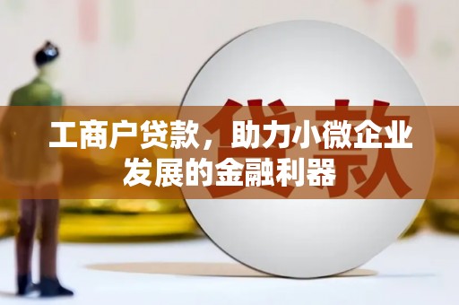 宜章工商户贷款，助力小微企业发展的金融利器
