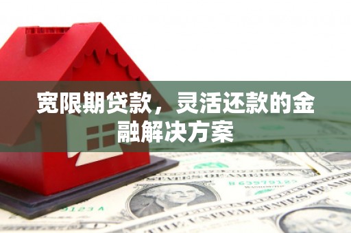 康马宽限期贷款，灵活还款的金融解决方案