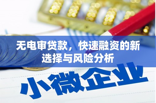 安陆无电审贷款，快速融资的新选择与风险分析