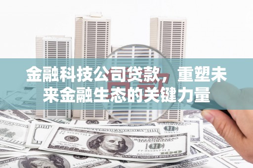 淄川金融科技公司贷款，重塑未来金融生态的关键力量
