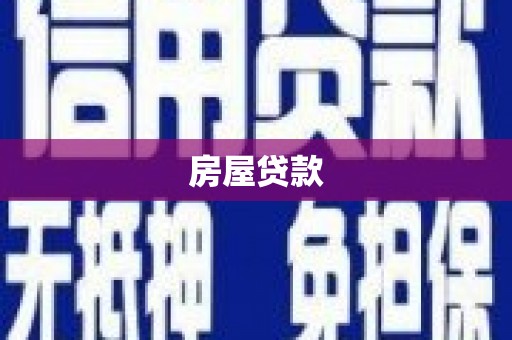 龙凤房屋贷款