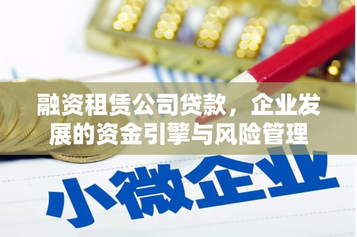 沅陵融资租赁公司贷款，企业发展的资金引擎与风险管理