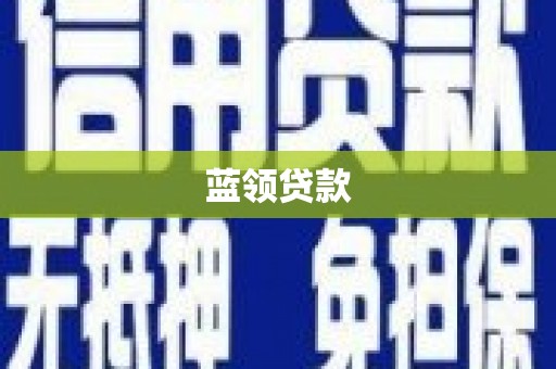 缙云蓝领贷款