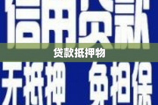 合肥贷款抵押物