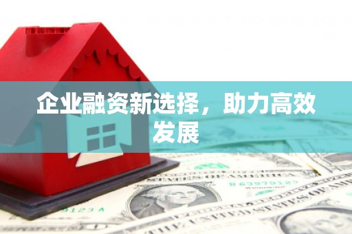 前锋企业融资新选择，助力高效发展