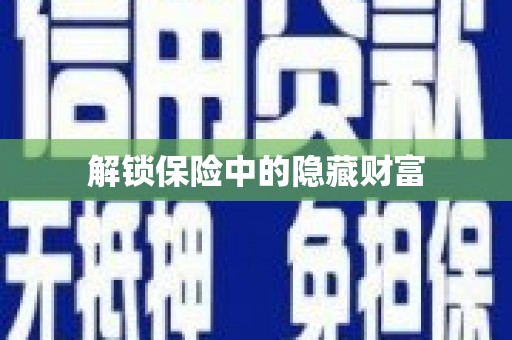 宁夏解锁保险中的隐藏财富